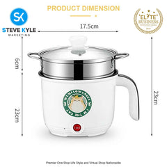 Multi-function Electric Cooker pot Electric Frying Pan Rice Cooker Stainless Steel Steamer