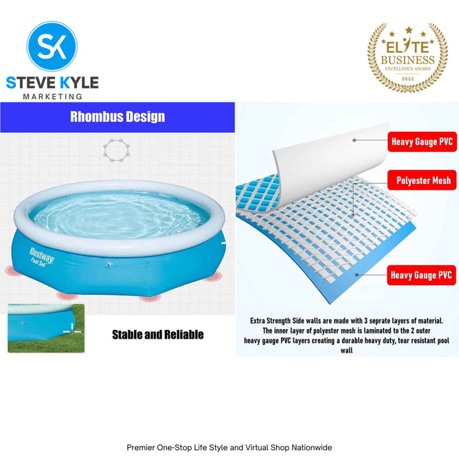 Circle Inflatable Pool Inflatable Swimming Pool Family Circular Pool Large Round Swimming Poo ...
