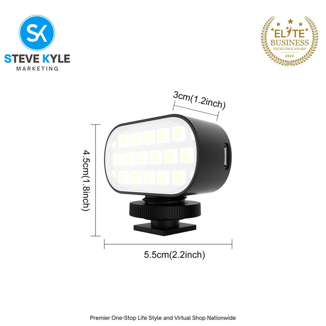 PULUZ PU564 Live Broadcast Video RGB LED Light Photography Beauty Selfie Fill Light