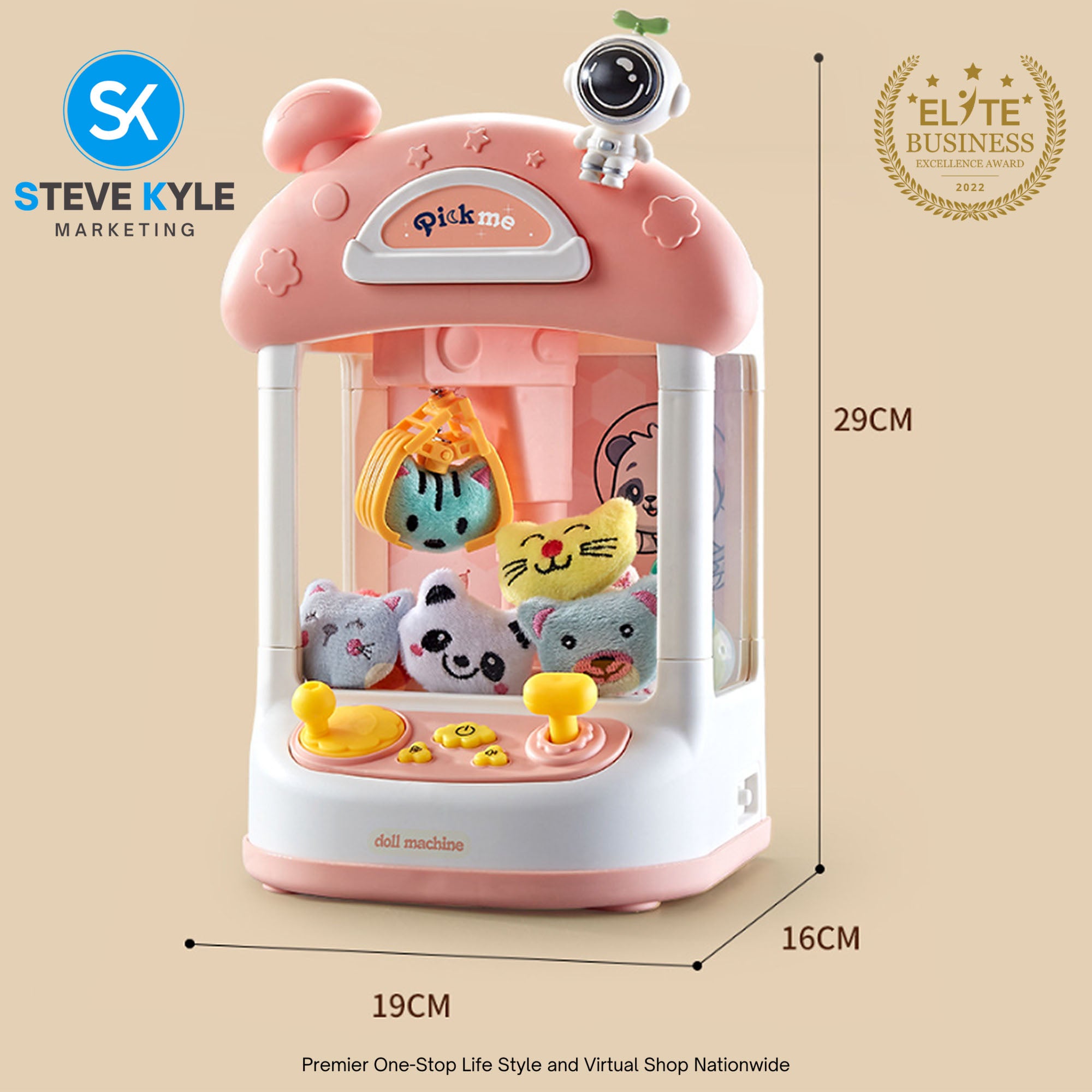 Doll Machine Super Large Claw Machine Rechargeable Electronic Music Doll Machine Be ...
