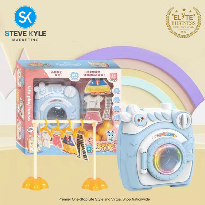 Children's Play Simulation Drum Washing Machine Small Suit Unisex Best Gift