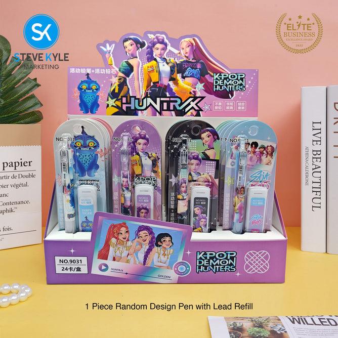 Steve Kyle Colorful Girl Group Theme Activity 0.5mm Pencil Lead Refill Set For Party Giveaway Classroom Supplies