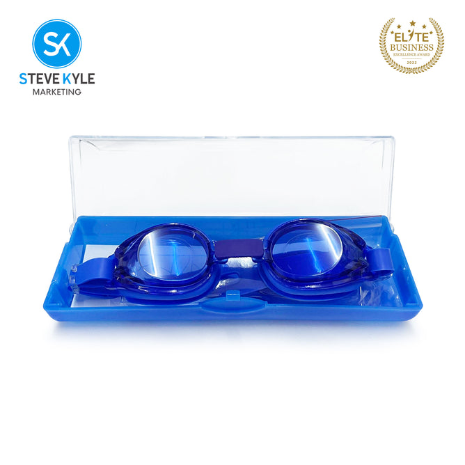 Steve Kyle Children's Small-framed Adjustable Strap Myopia Anti-Fog Swimming Goggles