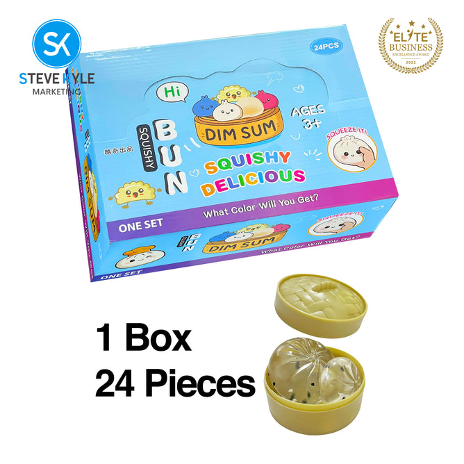 Steve Kyle Simulated Dumpling Squishy Toy Soft Fast Rebound Glitter Face Fidget Squeeze Toy