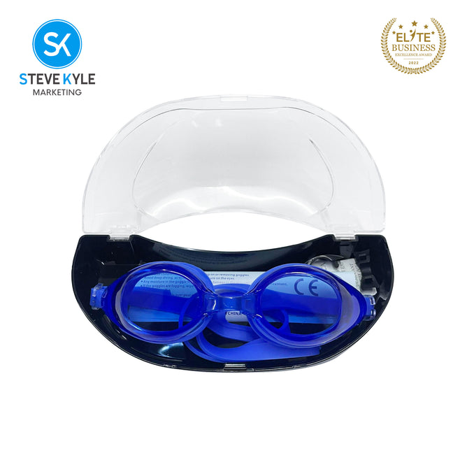 Steve Kyle UV Protection Silicone Anti-Leak Adjustable Strap Anti-Fog Swimming Goggles