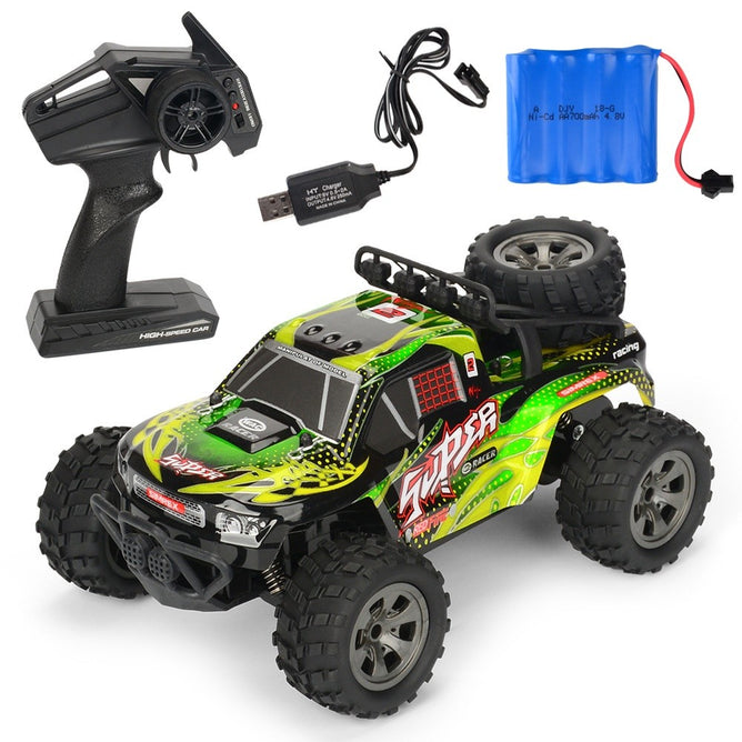 2.4Ghz Remote Control Monster Truck with Rechargeable 4.8v (700mah) Battery Pack