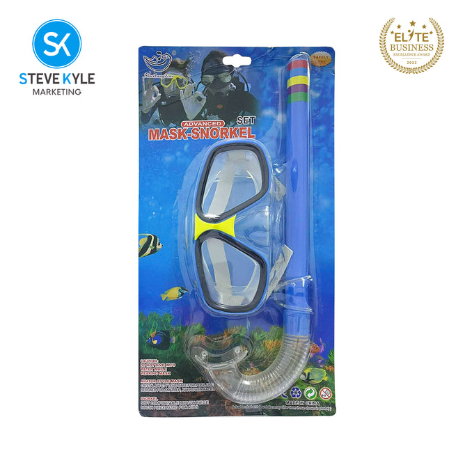 Steve Kyle Outdoor Water Sport Snorkel Tube Diving Mask Set Anti-Fog Eye Protection Swimming Goggles