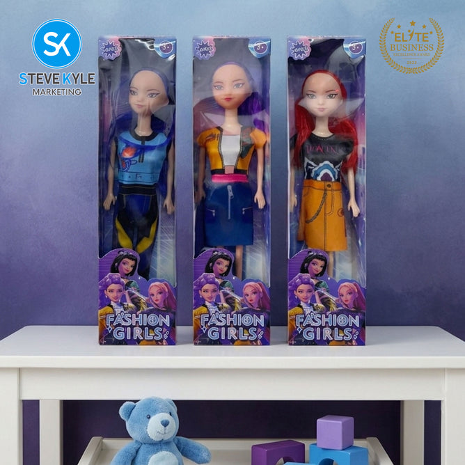Steve Kyle Colorful Girl Group Theme Random Character Doll Toy Collectible Figure For Kids