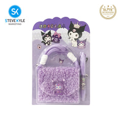 Steve Kyle Fun Character Design Plush Pocket Notebook With Rollerball Pen Set For Party Giveaway Classroom Supplies
