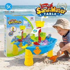 Steve Kyle Pirate Boat Sand and Water Table Toy Set for Kids