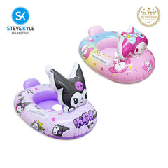 Steve Kyle Inflatable Baby Seat Float Adorable Cartoon-Shaped With Handle Swimming Boat