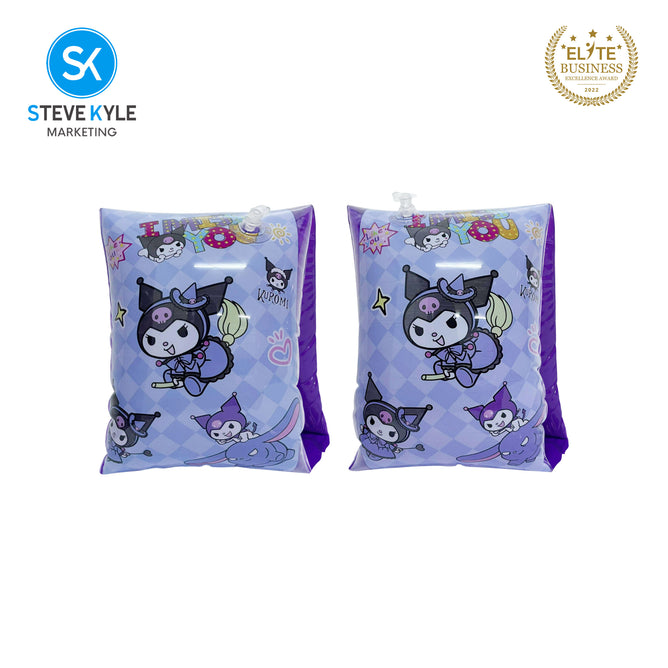 Steve Kyle Inflatable Arm Band Lovable Characters Print 24cm Floaties For Swimming Outdoor Fun