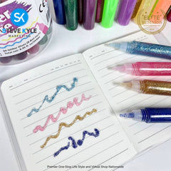 30PCS Non-Toxic Glitters Glue Stationery School Supplies for Kids
