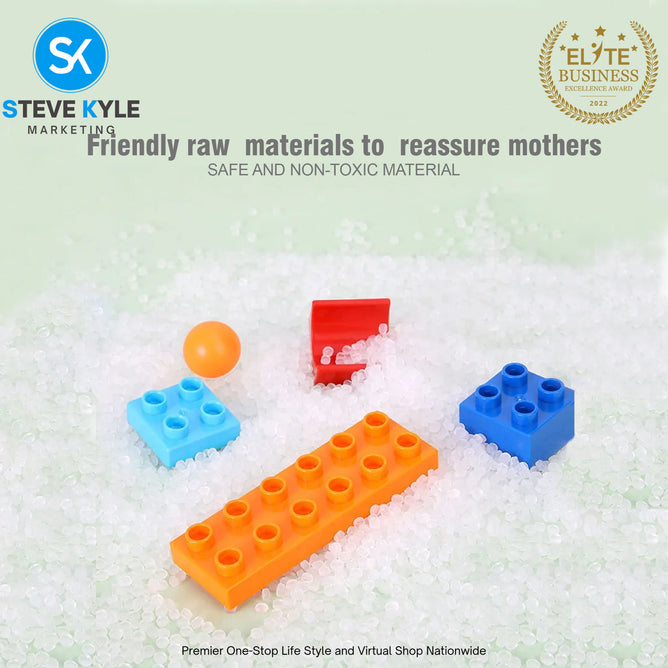 Crazy Marble Run Blocks Early Learning for Kids with Box Gift Box