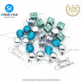26pcs Christmas Decor Set for Christmas Tree Hangings Ornaments 2025 Holiday Party Decorations