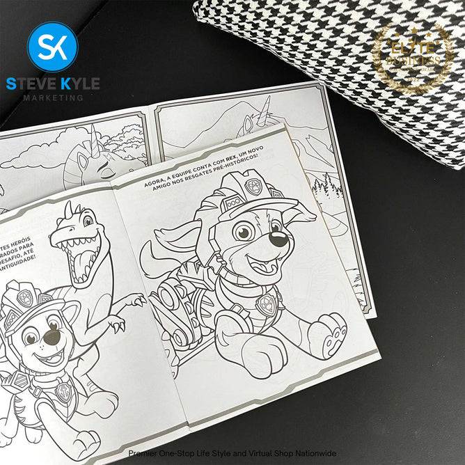 Kids BIG Coloring Book High Quality Prints for boys and girls Best Gift Art