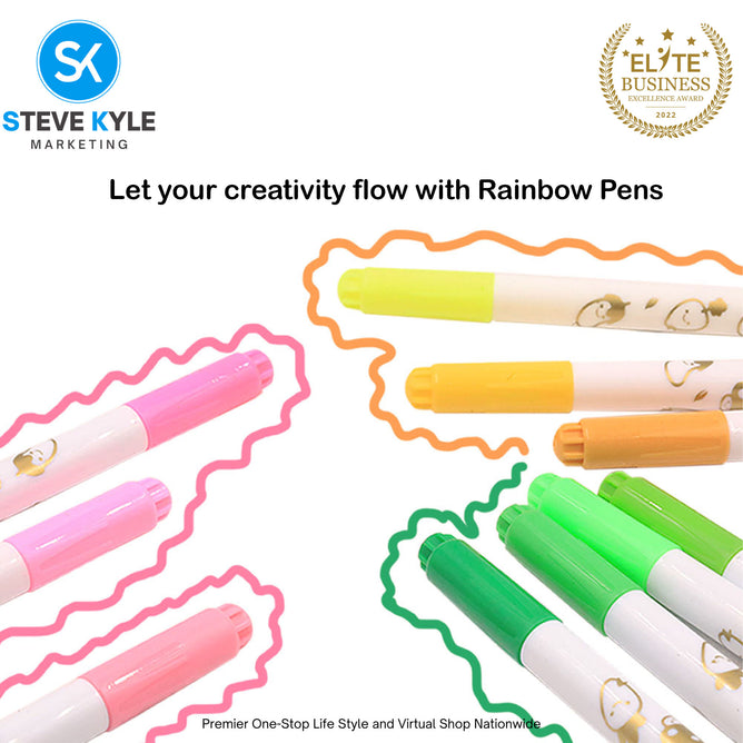 Creative Kindergarten Coloring Mini Water Color Pen Washable Art Color