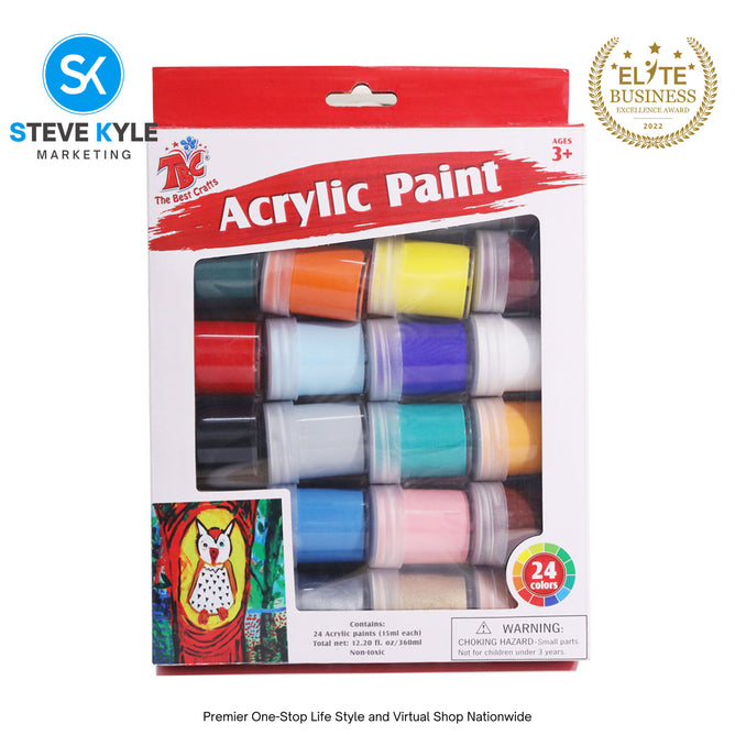 Acrylic Paint Colour Kids DIY Poster Colours Pigment Art Supplies