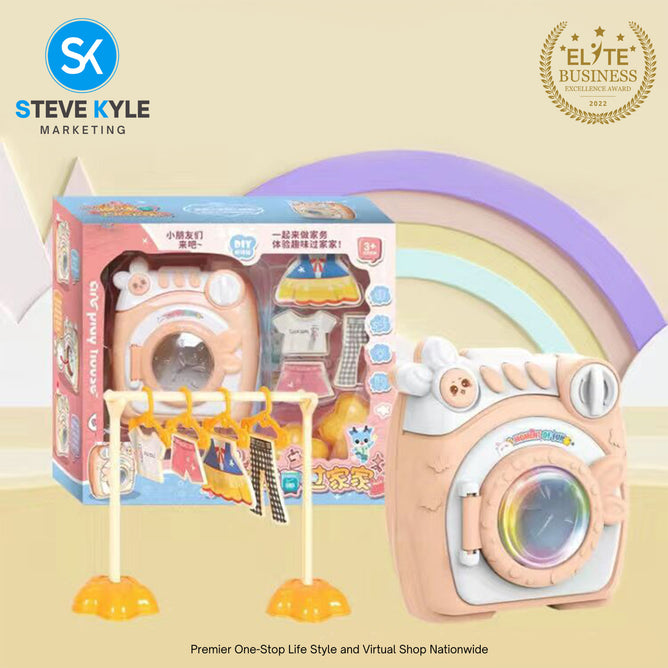 Children's Play Simulation Drum Washing Machine Small Suit Unisex Best Gift