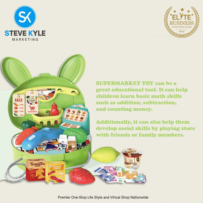 Toy Handbag For Kids Pretend Play for Girls and Boy Early Learning Best Gift