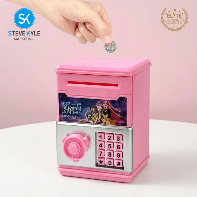 Steve Kyle Colorful Girl Group Design Cute Piggy Bank Toy Coin Saver Money Storage Box Educational Saving Bank For Children