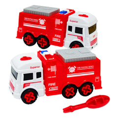 Trucks Toy Vehicles Friction Cars Toys for Toddlers Boys DIY Assembly Toy Best Gift Toy