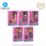 (1 BOX) Random Fashion Pop Sunshine Girl - Barbie Doll Best Gift for Kids Toddler Girls