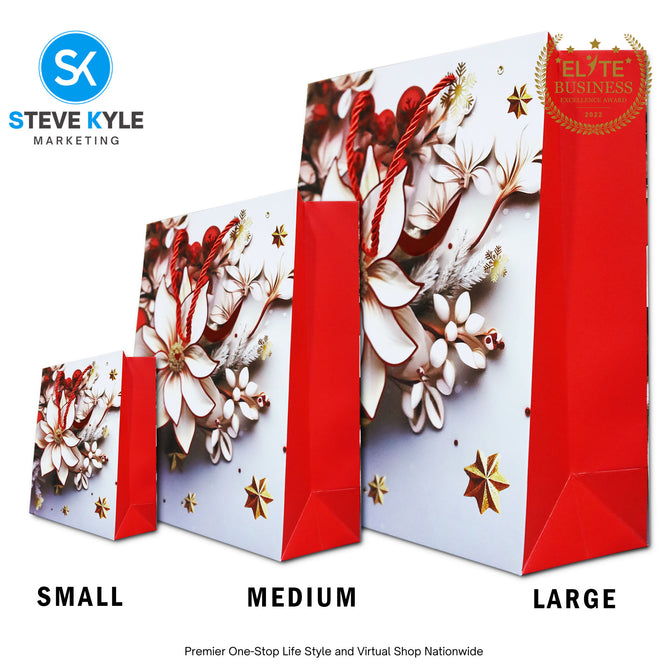 Christmas Gift Bag Candy Paper Bag Creative Craft Paper Gift Bag Craft Paper With Twine Handle