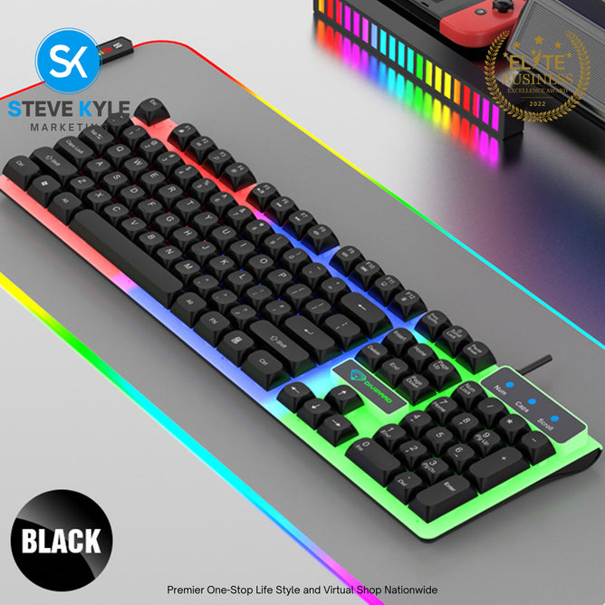 K730 Luminous Wired Gaming Keyboard Divipard For Computer Laptop