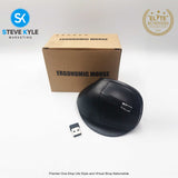 BW883 Ergonomic Optical Vertical Charging Wireless Mouse