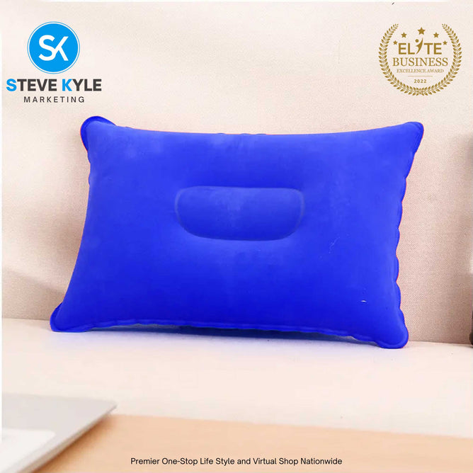Portable Inflatable Square Pillow For Outdoor Travel Camping Portable Air Pillow