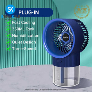 Portable Air Conditioner Spray Fan Desktop Adjustable Third Gear Electric Fan Air Cooler Spray