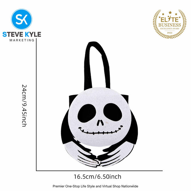 Halloween Candy Bag Felt Gift Bag Ghost Festival Children's Decoration Creative Handbag