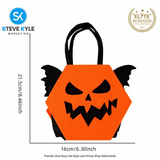 Halloween Candy Bag Felt Gift Bag Ghost Festival Children's Decoration Creative Handbag