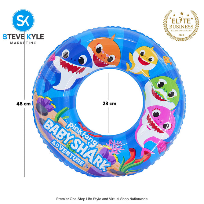20 Inches Inflatable Cartoon Character Swim Ring Floater for Kids Boys and Girls