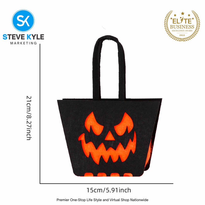 Halloween Candy Bag Felt Gift Bag Ghost Festival Children's Decoration Creative Handbag