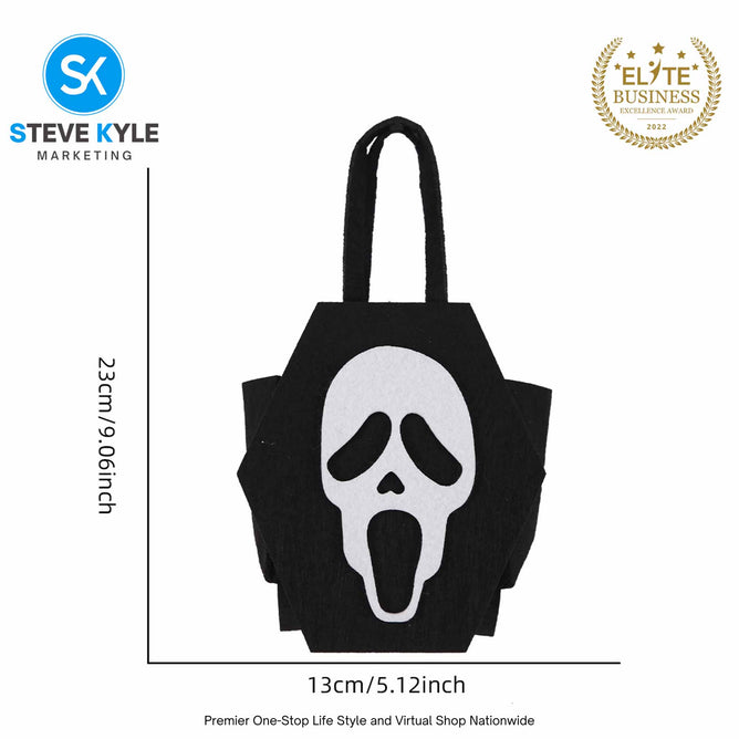 Halloween Candy Bag Felt Gift Bag Ghost Festival Children's Decoration Creative Handbag