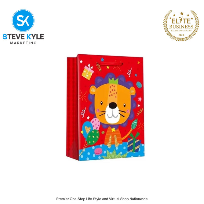 Birthday Gift Bag Happy Birthday Gift Packaging Bag Cartoon Handbag Thickened Flat Pocket