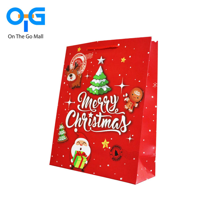 Christmas Gift Bag Candy Paper Bag Creative Craft Paper Gift Bag Craft Paper With Twine Handle