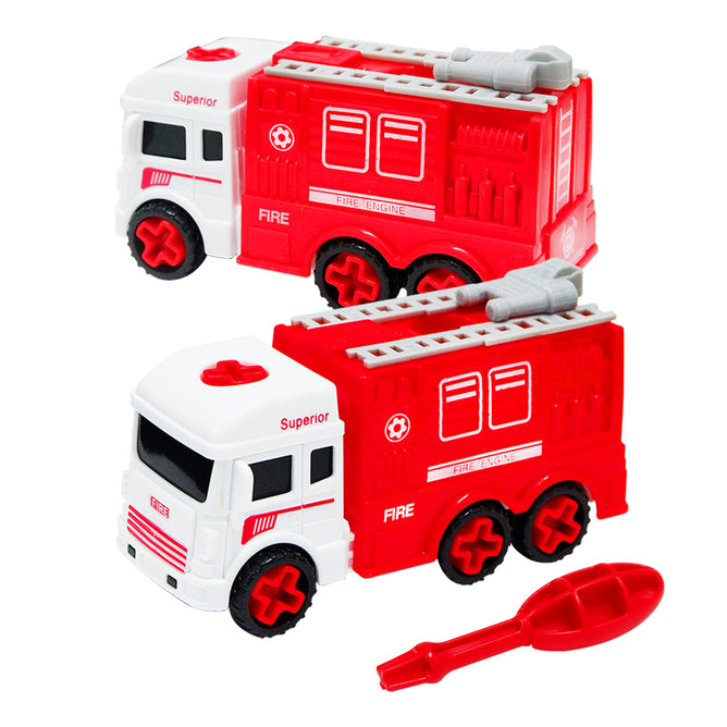 Trucks Toy Vehicles Friction Cars Toys for Toddlers Boys DIY Assembly Toy Best Gift Toy