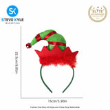 Christmas Hat Headbands Christmas Hat Hair Band Creative Santa Hat Hair Props Party Supplies