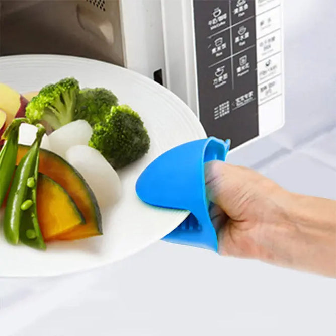 Kitchen Heat Resistant Silicone Cooking Gloves, Pot Holder Silicone Oven Mitts for Kitchen Cooking & Baking