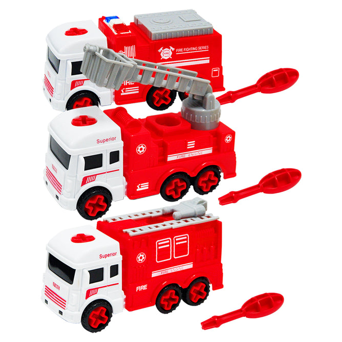 Trucks Toy Vehicles Friction Cars Toys for Toddlers Boys DIY Assembly Toy Best Gift Toy
