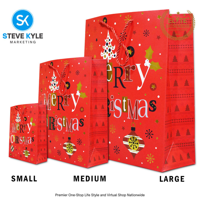 Christmas Gift Bag Candy Paper Bag Creative Craft Paper Gift Bag Craft Paper With Twine Handle