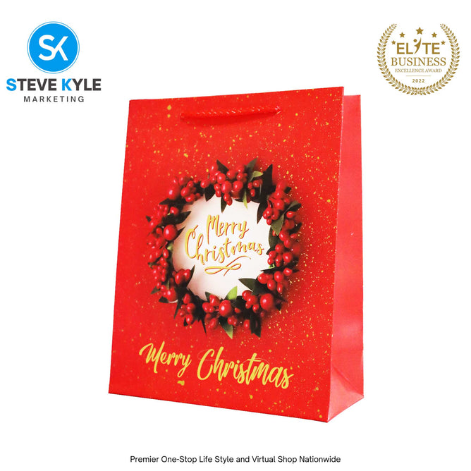 Christmas Gift Bag Candy Paper Bag Creative Craft Paper Gift Bag Craft Paper With Twine Handle