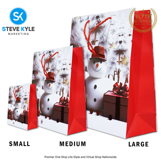 Christmas Gift Bag Candy Paper Bag Creative Craft Paper Gift Bag Craft Paper With Twine Handle
