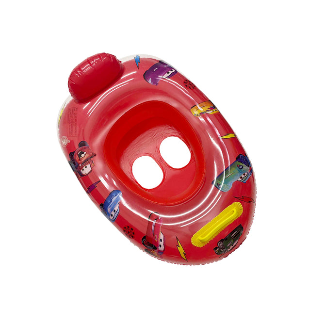 Inflatable Swim Ring Boat with Cartoon Character Design for Kids
