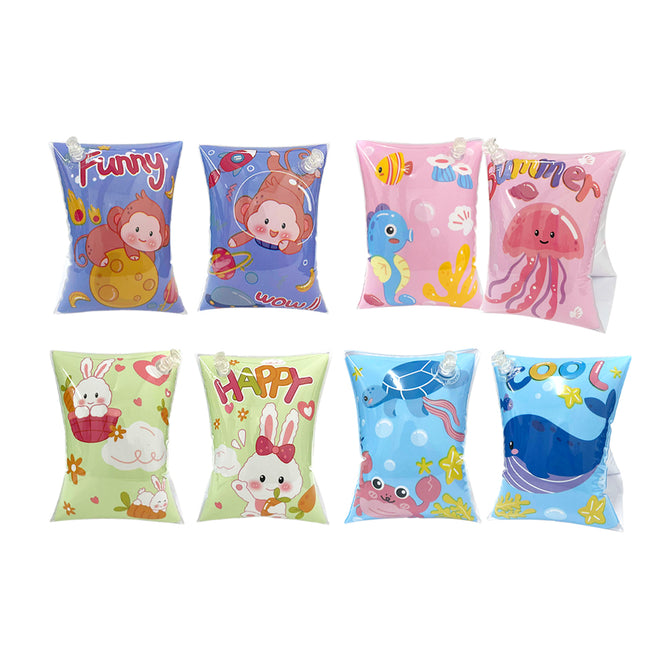 1 Pair Inflatable Children's Arm Floaters for Boys and Girls