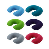Portable Inflatable U-Shape Neck Pillow Home Travel Neck Pillow