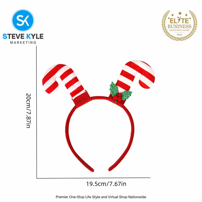 Christmas Hat Headbands Christmas Hat Hair Band Creative Santa Hat Hair Props Party Supplies